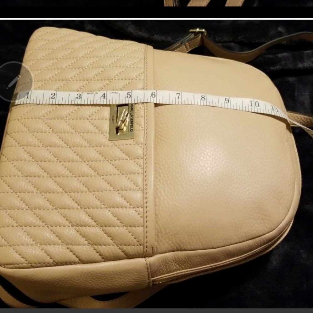 Karl Lagerfeld Leather Paris Backpack NWOT  11"x5"x12"   ♣️❤HOST PICK!! ❤5/1/19 - Picture 12 of 14